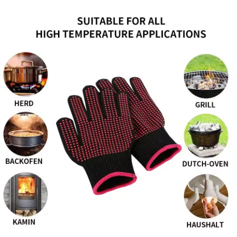 PyroGuard - Heat Resistant BBQ & Oven Gloves
