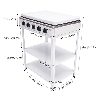 HearthMaster 5-Burner Portable Gas Stove - Outdoor & Indoor Grill