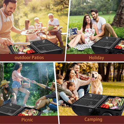 Nomad Tabletop BBQ - Portable Charcoal Grill for Camping