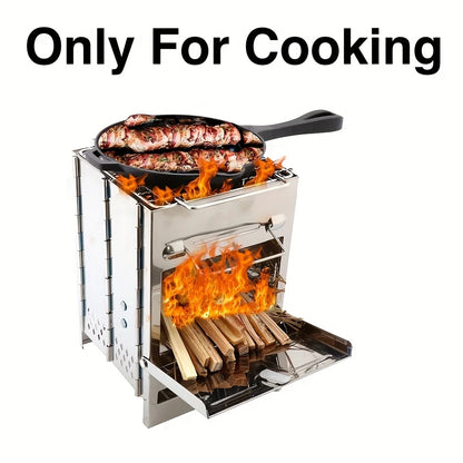 WildTrail Mini - Portable Stainless Steel Camping Stove