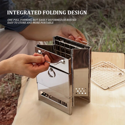 WildTrail Mini - Portable Stainless Steel Camping Stove