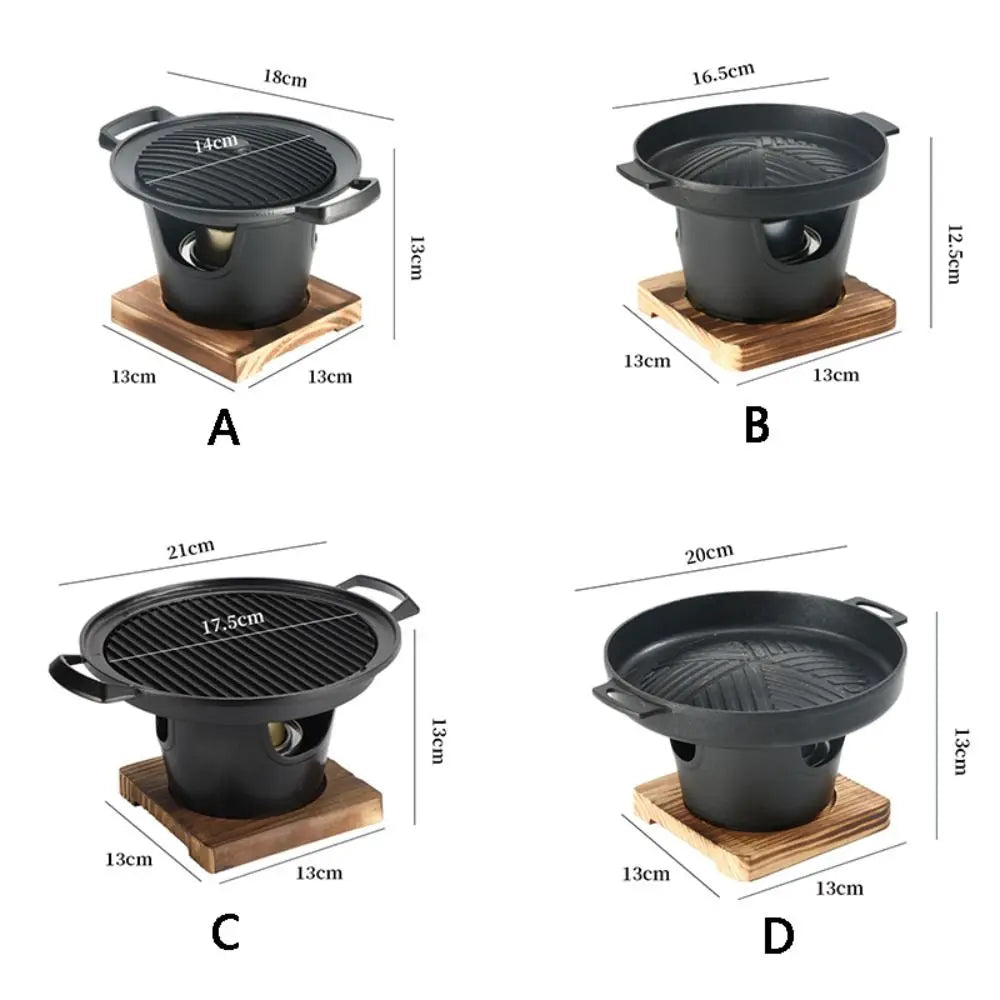 ZenGrill - Portable Japanese Alcohol Stove & Mini BBQ Grill