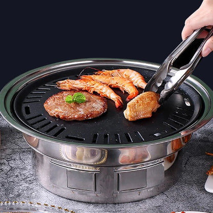 Portable Korean-Style Tabletop Charcoal BBQ Grill