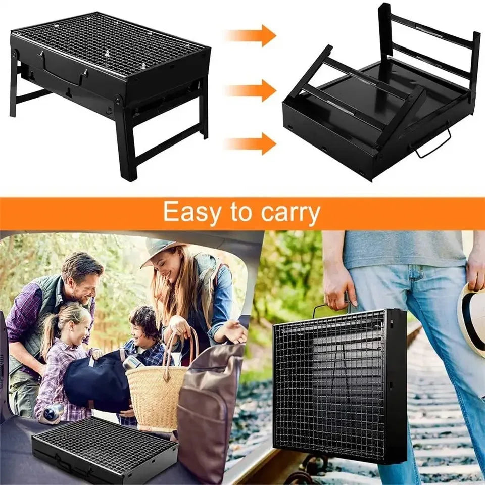 EmberPath Mini - Portable Stainless Steel Charcoal Grill