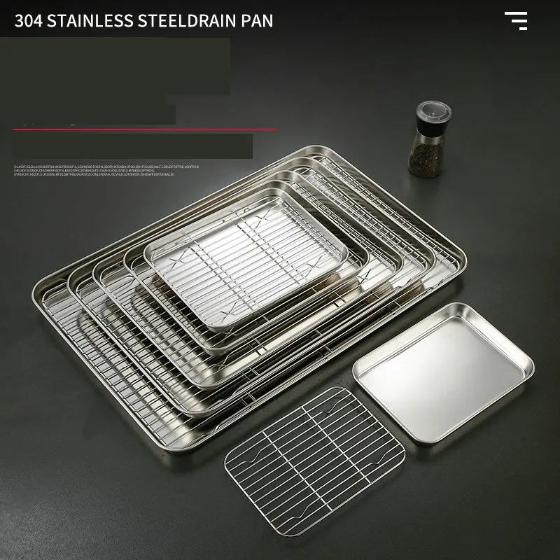 ProChef Integrated 304 Stainless Steel Grill & Roasting Pan