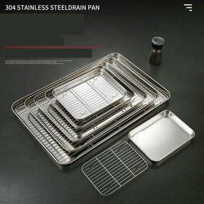 ProChef Integrated 304 Stainless Steel Grill & Roasting Pan