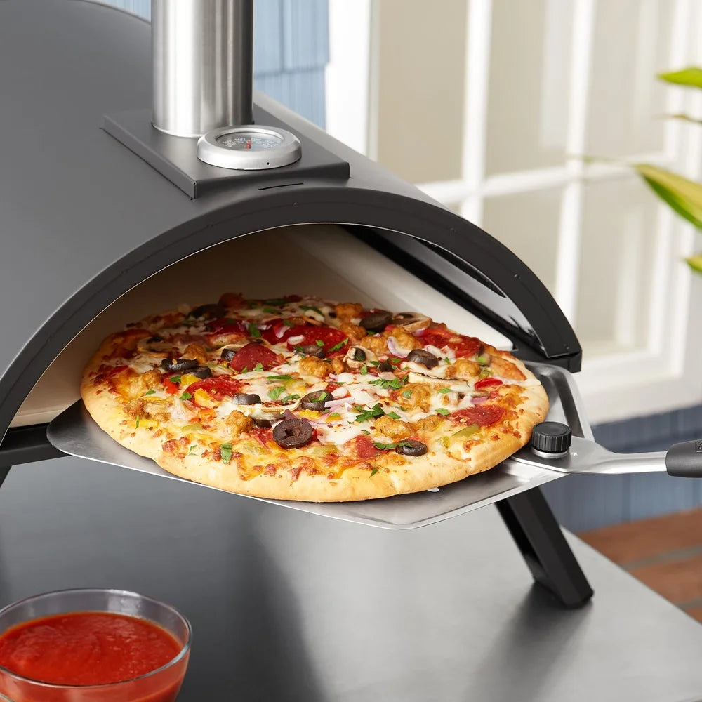 Pro-Fold 11-Inch Stainless Steel Pizza Peel - Folding Handle Spatula