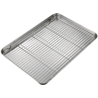 ProChef Integrated 304 Stainless Steel Grill & Roasting Pan