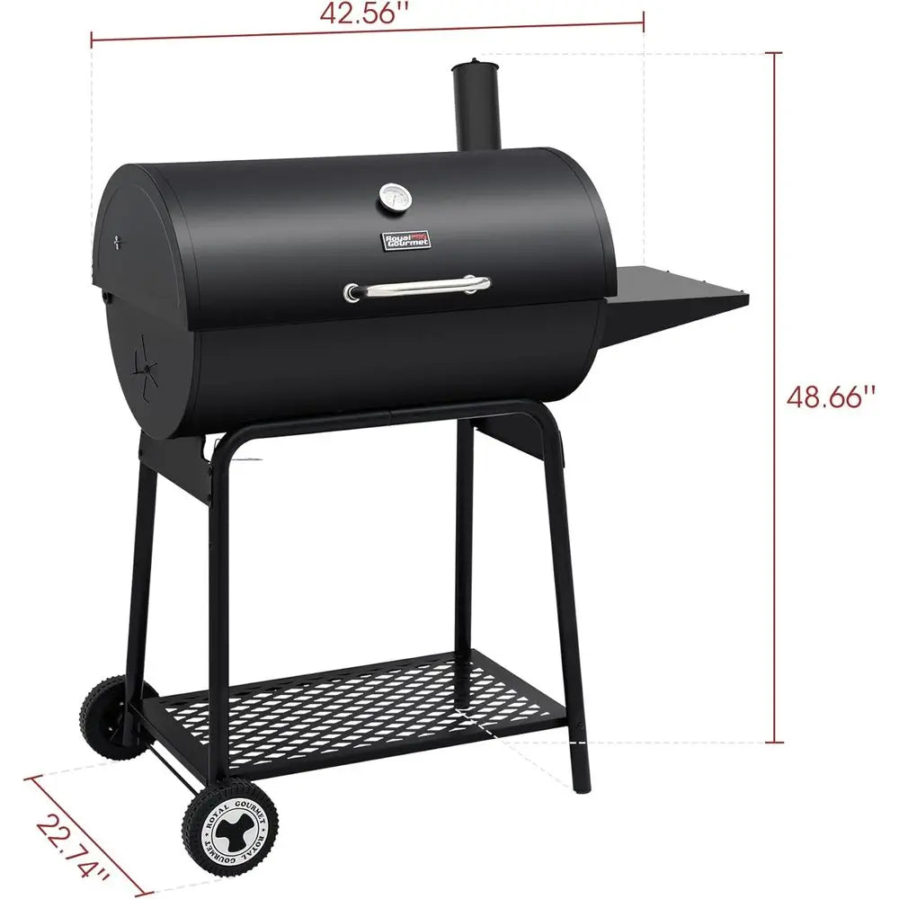 CC1830 30-Inch Barrel Charcoal Grill - 627 Sq. In. Outdoor BBQ