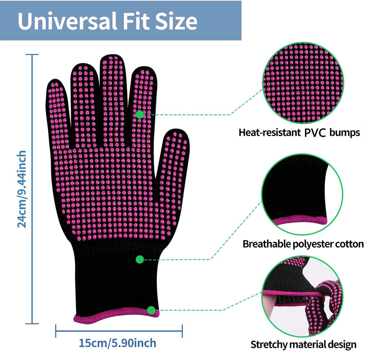 PyroGuard - Heat Resistant BBQ & Oven Gloves