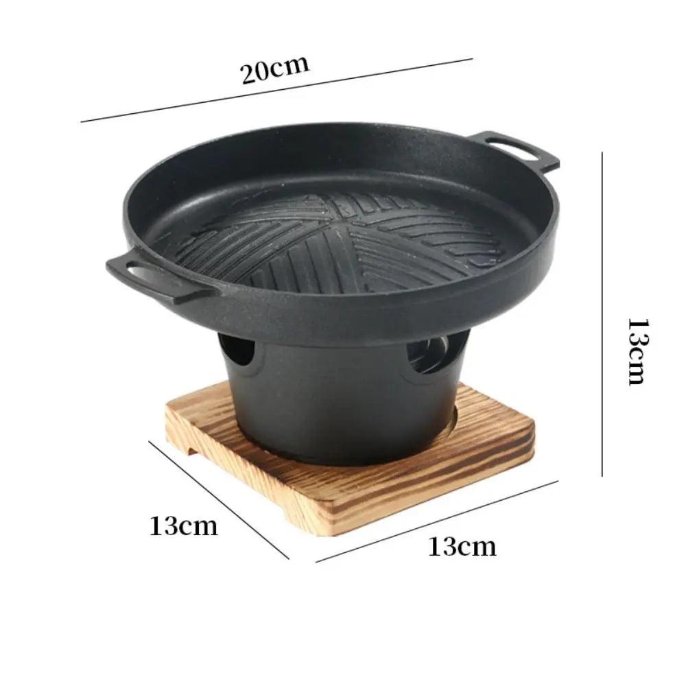 ZenGrill - Portable Japanese Alcohol Stove & Mini BBQ Grill