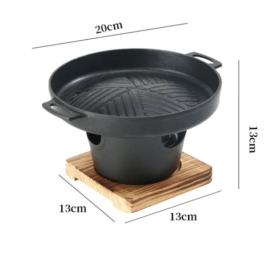 ZenGrill - Portable Japanese Alcohol Stove & Mini BBQ Grill