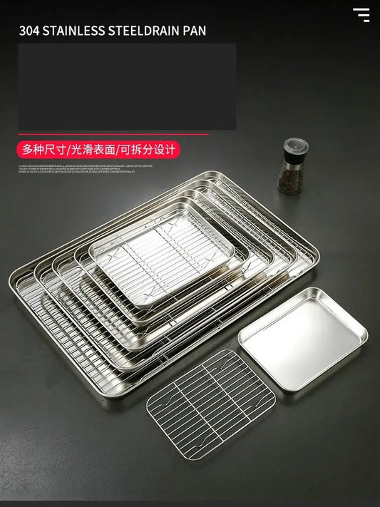 ProChef Integrated 304 Stainless Steel Grill & Roasting Pan