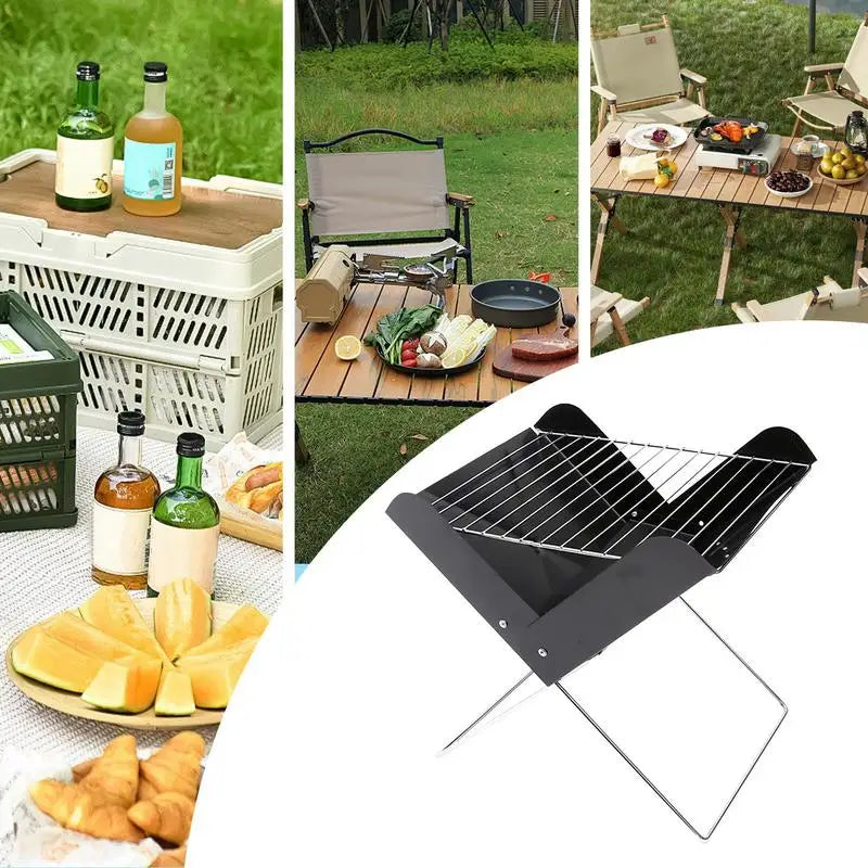 IronForge Pro - Heavy Duty Portable Folding Camping Grill