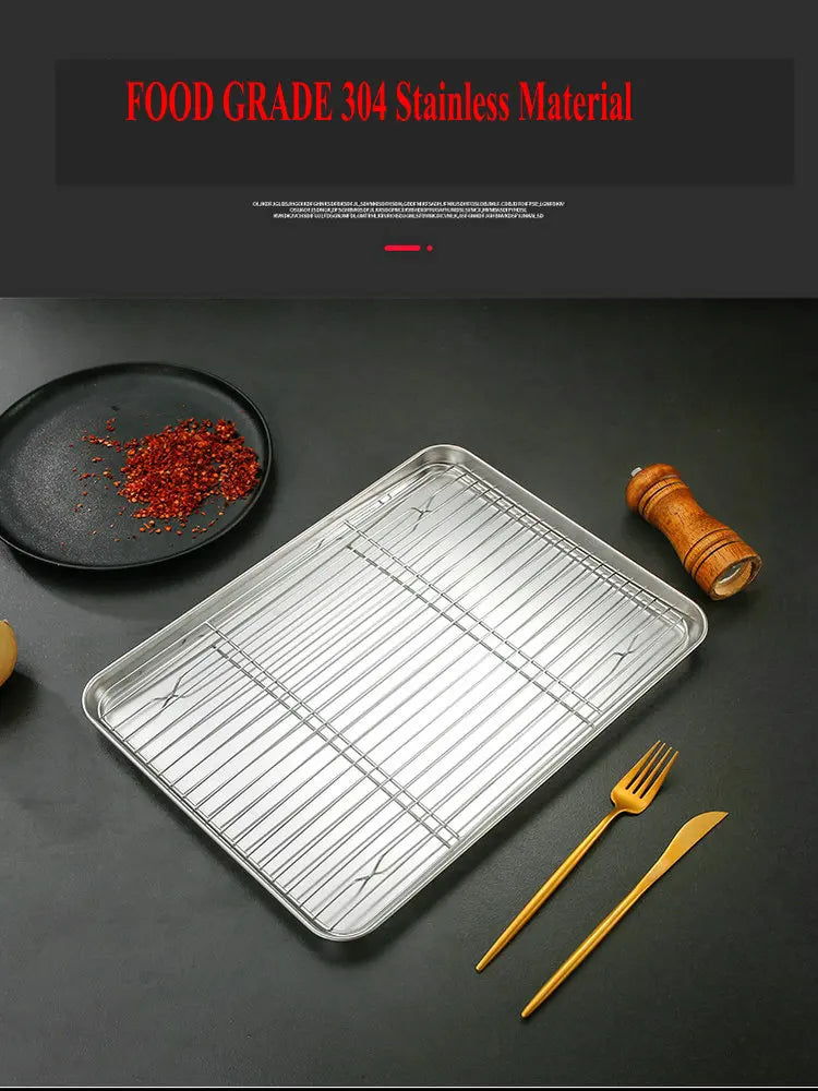 ProChef Integrated 304 Stainless Steel Grill & Roasting Pan