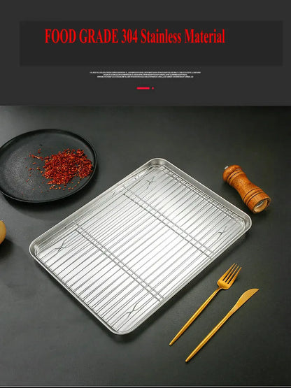 ProChef Integrated 304 Stainless Steel Grill & Roasting Pan