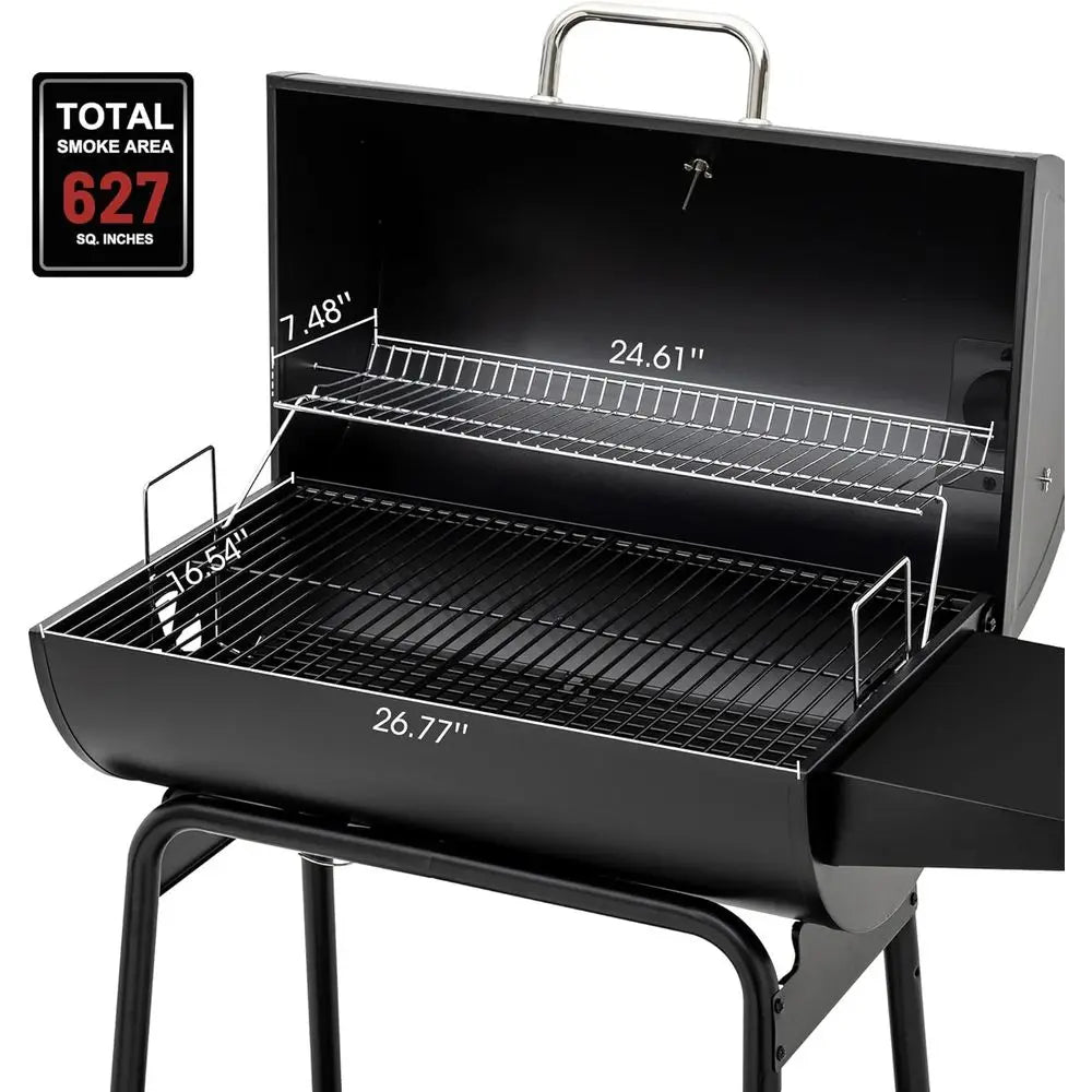 CC1830 30-Inch Barrel Charcoal Grill - 627 Sq. In. Outdoor BBQ